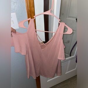 Pink Tank Top/Off The Shoulder